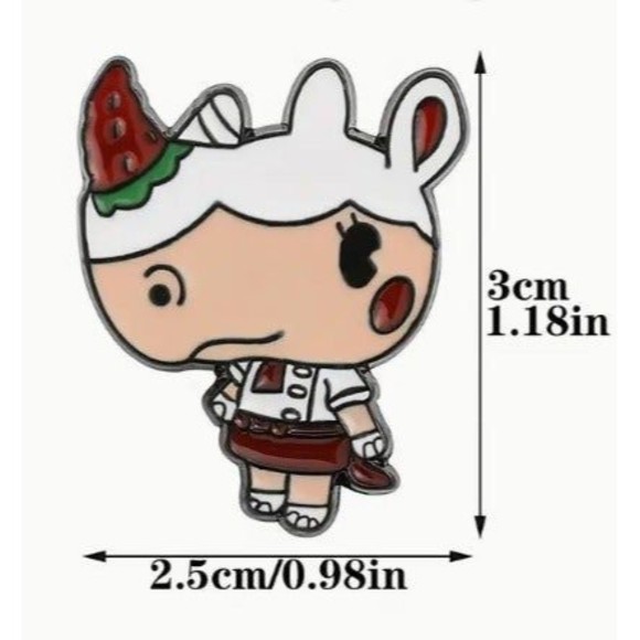 Animal Crossing Merengue Enamel Pin - NIP - Picture 2 of 2